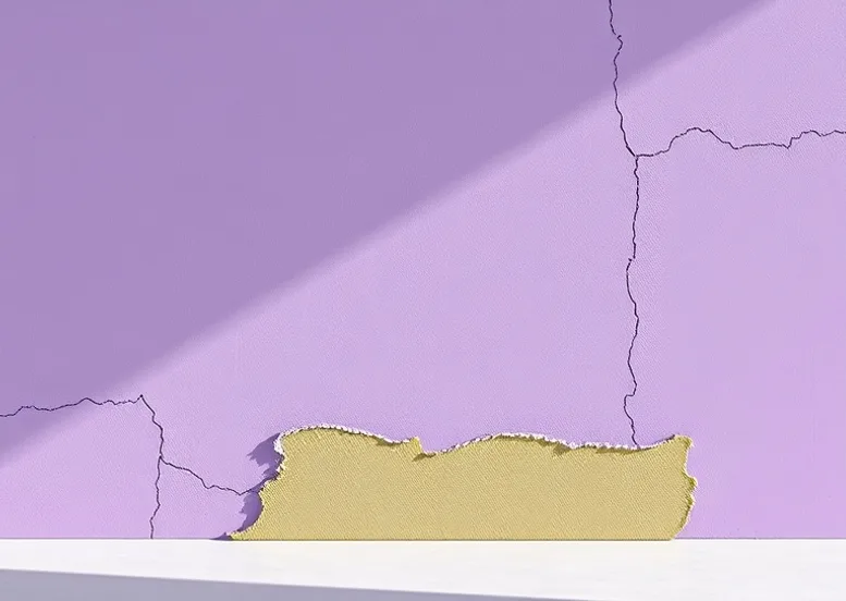 Ponçage et rebouchage des fissures avant mise en peinture