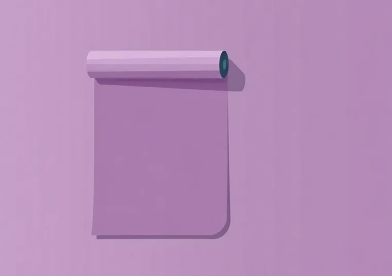 Pose de papier peint, rouleau et brosse à maroufler